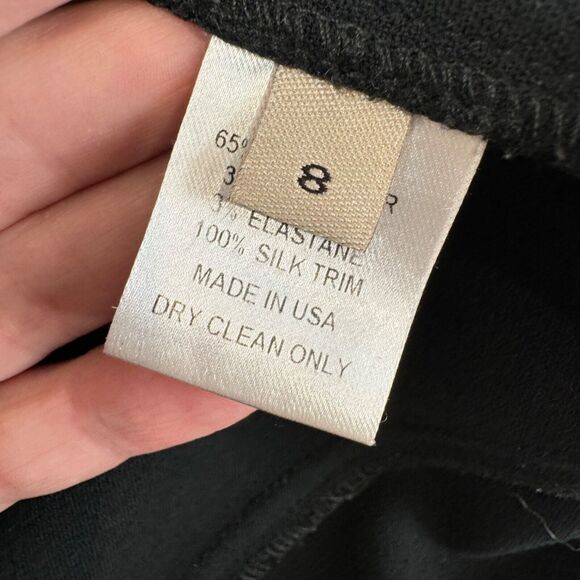 Lela Rose Black Blouse 8 Pockets Classic Capsule Luxury - Picture 10 of 12